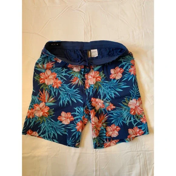 NWT Kirkland Swim Trunks Men's Size Large Tropical Shorts - Picture 3 of 7